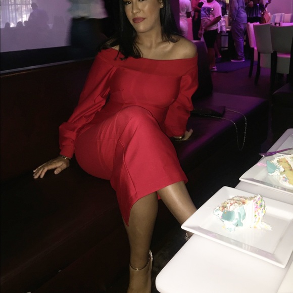 Red Custom Made Dress - Picture 2 of 3